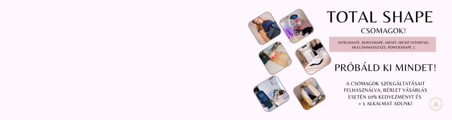 total shape csomagok infrashape, infrashape sasad, total shape csomagok